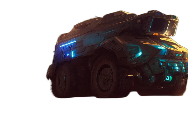 car, weapon, robot, dragon transparent PNG cut-out