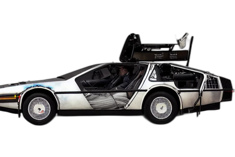 car, concept art, 3d render, apocalyptic transparent PNG cut-out