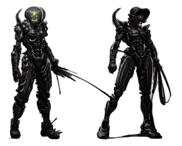 concept art, comic book art, fantasy art, 3d render transparent PNG cut-out