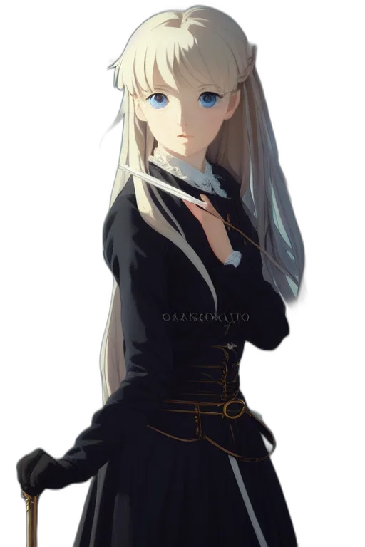 dress, staff, crown, face transparent PNG cut-out