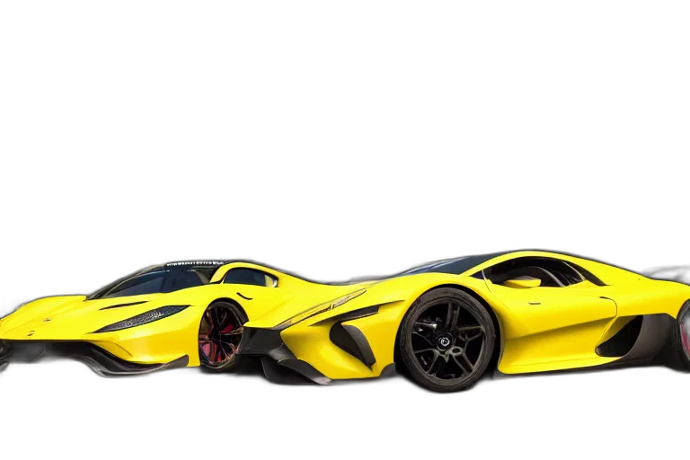 car, 3d render, concept art, photorealistic transparent PNG cut-out