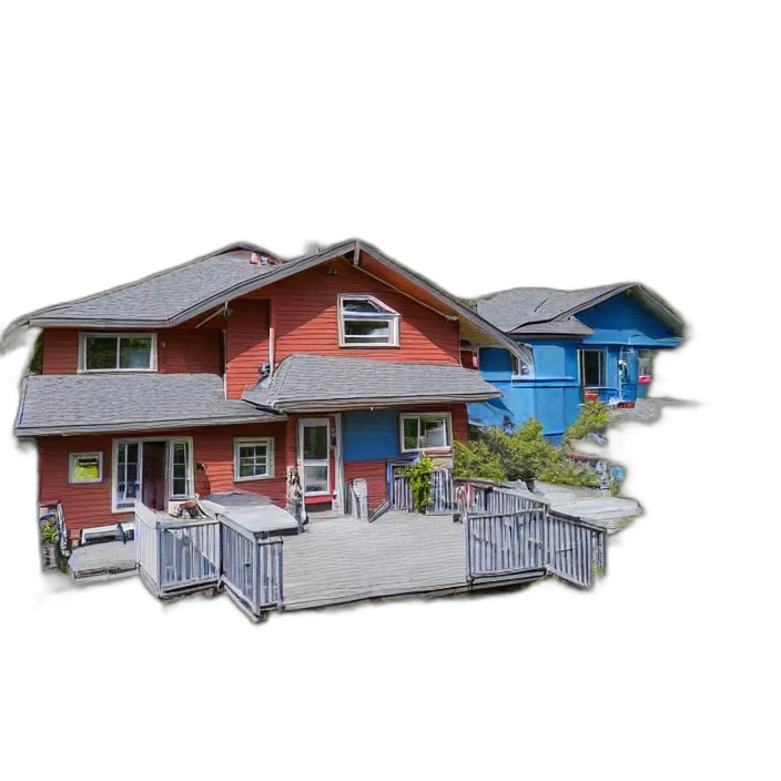 building, furniture, 3d render, photorealistic transparent PNG cut-out