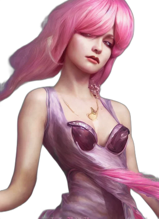 dress, fantasy art, photorealistic, concept art transparent PNG cut-out