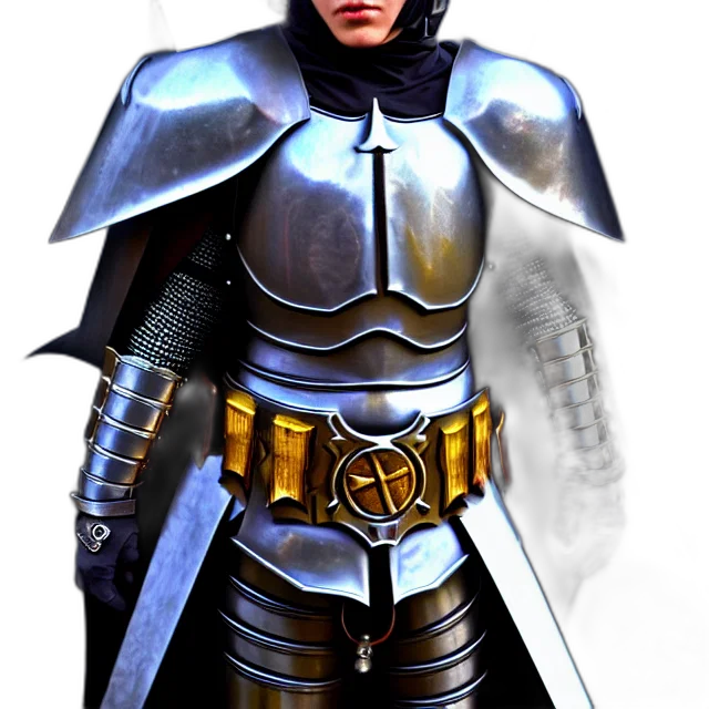sword, weapon, fantasy art, concept art, 3d render, comic book art, dark, knight transparent PNG cut-out