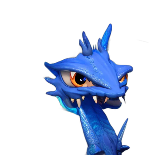 dragon, creature, staff, animal transparent PNG cut-out