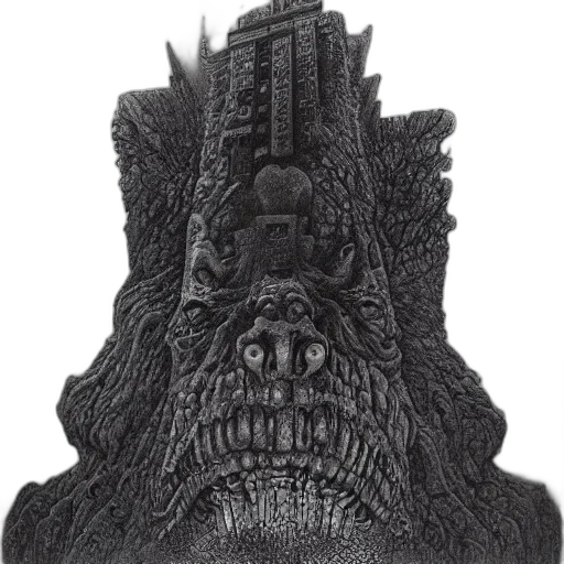 crown, mask, face, creature, concept art, 3d render, photorealistic, pencil sketch transparent PNG cut-out