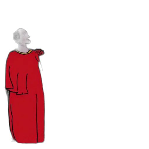 dress, staff, crown, face transparent PNG cut-out