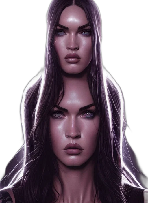 face, fantasy art, concept art, photorealistic, comic book art, dark, pastel, earth tones transparent PNG cut-out