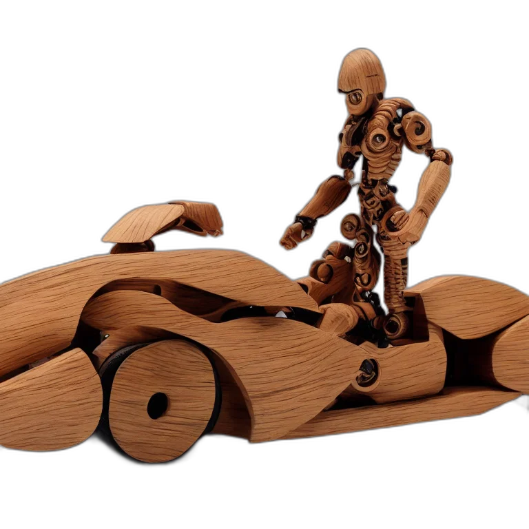 robot, furniture, car, 3d render transparent PNG cut-out