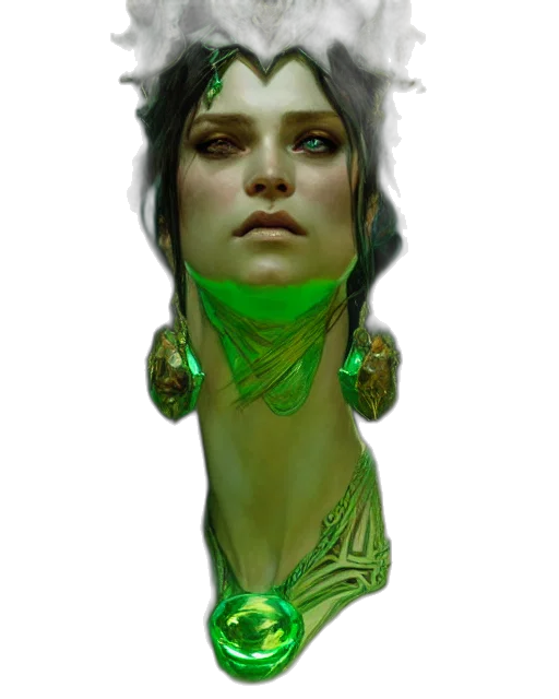 jewelry, staff, crown, face transparent PNG cut-out