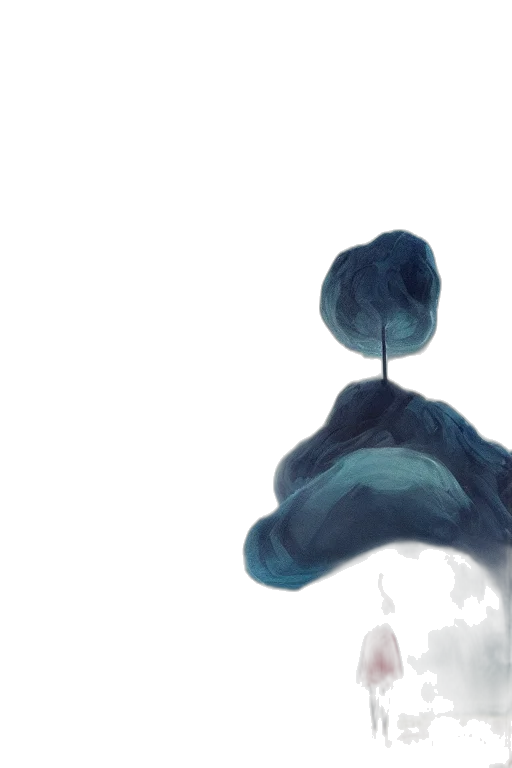 umbrella, mask, bottle, hair, concept art, watercolor, 3d render, photorealistic transparent PNG cut-out