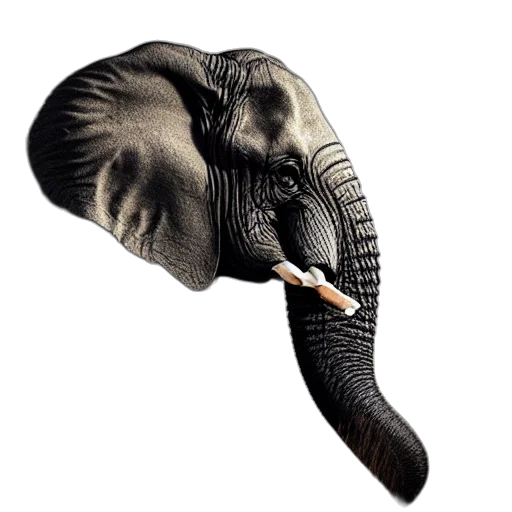 hat, animal, umbrella, staff, photorealistic, concept art, 3d render, fantasy art transparent PNG cut-out