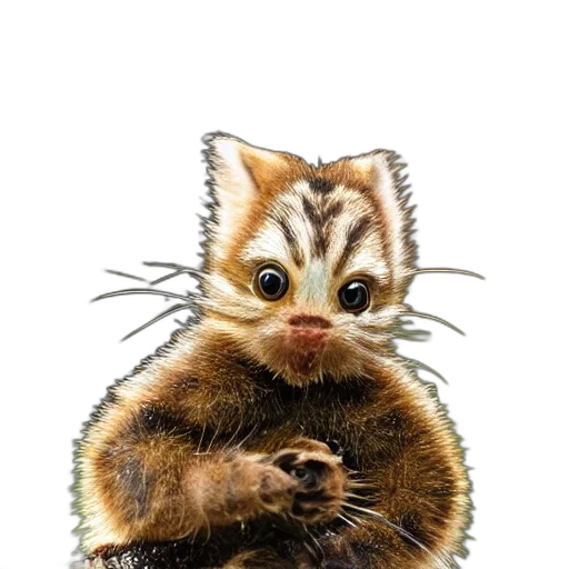 animal, creature, staff, jacket, photorealistic, concept art, 3d render, fantasy art transparent PNG cut-out