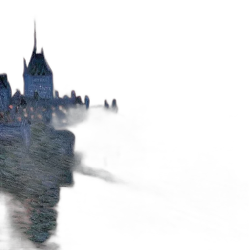 dragon, building, concept art, 3d render transparent PNG cut-out