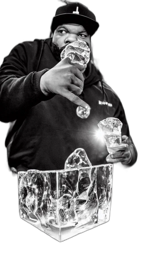 jacket, bottle, staff, crown transparent PNG cut-out