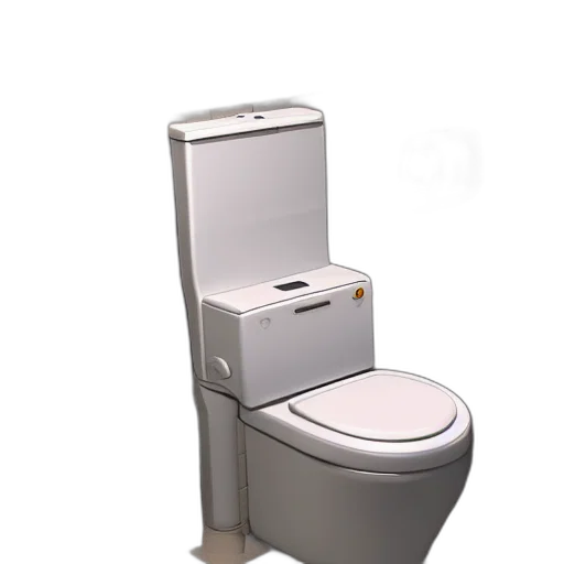 robot, furniture, staff, 3d render, photorealistic, photo, nintendo, toilet transparent PNG cut-out