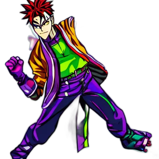 jacket, staff, weapon, concept art transparent PNG cut-out