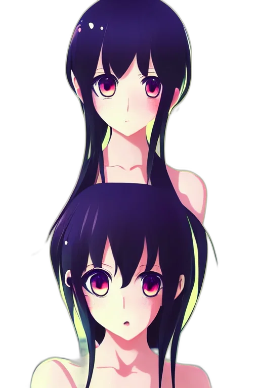 hair, face, creature, mask, anime, pixel art, 3d render, cartoon transparent PNG cut-out