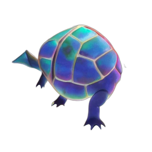 animal, creature, hat, dragon, 3d render, concept art, vaporwave, pixel art transparent PNG cut-out