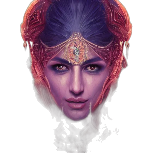 face, crown, mask, jewelry transparent PNG cut-out