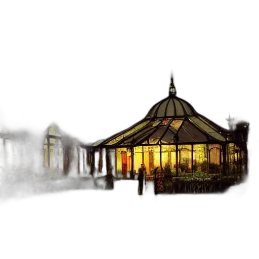 building, concept art, photorealistic, watercolor transparent PNG cut-out