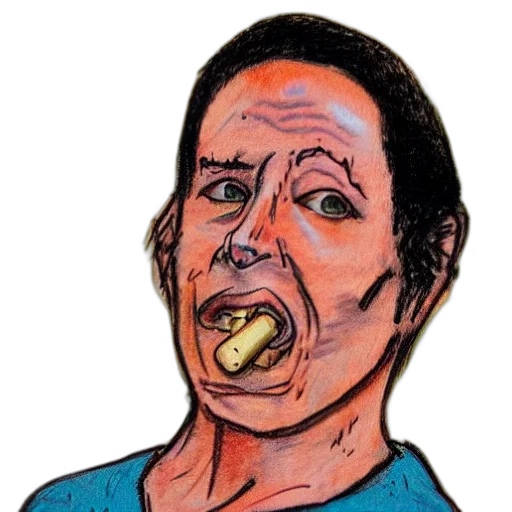 face, mask, staff, creature, cartoon, photorealistic, comic book art, concept art transparent PNG cut-out