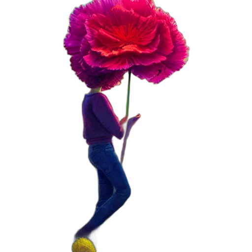 flower, staff, crown, hat transparent PNG cut-out