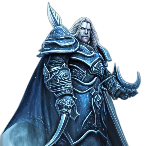 sword, staff, fantasy art, concept art, comic book art, photorealistic, blue, monochrome transparent PNG cut-out