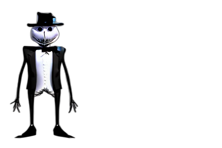 robot, staff, hat, creature transparent PNG cut-out