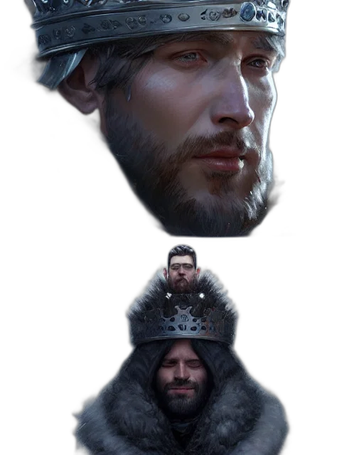 crown, face, hat, mask transparent PNG cut-out