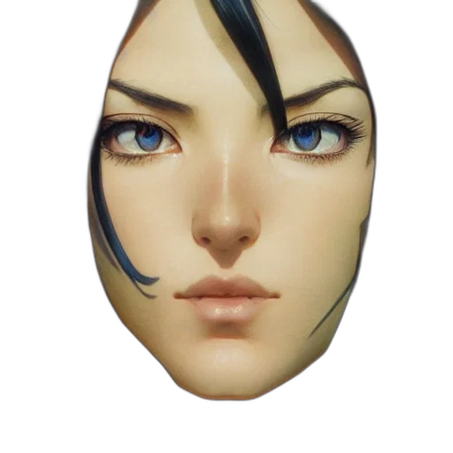 face, mask, crown, jewelry, concept art, 3d render, photorealistic, fantasy art transparent PNG cut-out
