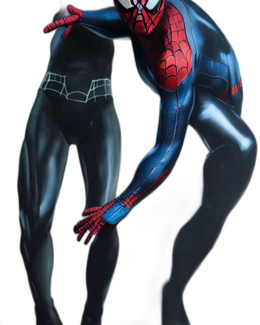 mask, concept art, comic book art, 3d render transparent PNG cut-out