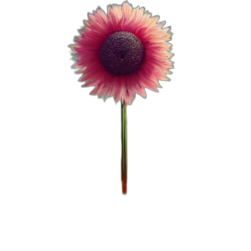 flower, umbrella, staff, crown transparent PNG cut-out