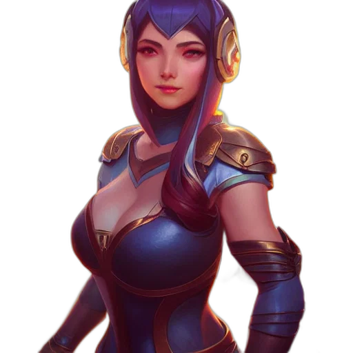 robot, face, dress, staff, fantasy art, concept art, pixel art, comic book art transparent PNG cut-out