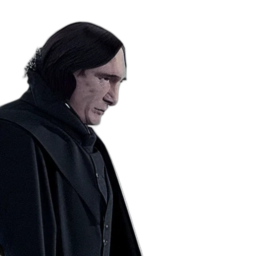 jacket, staff, face, creature, concept art, photorealistic, comic book art, dark transparent PNG cut-out