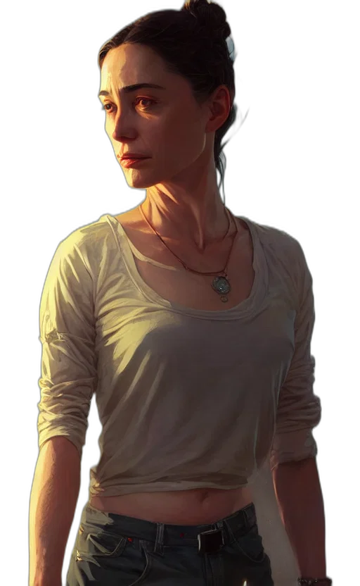 staff, jewelry, face, dress transparent PNG cut-out