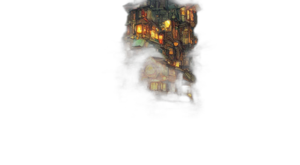 building, mask, robot, crown, concept art, fantasy art, watercolor, 3d render transparent PNG cut-out