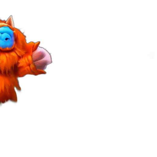creature, staff, animal, mask transparent PNG cut-out