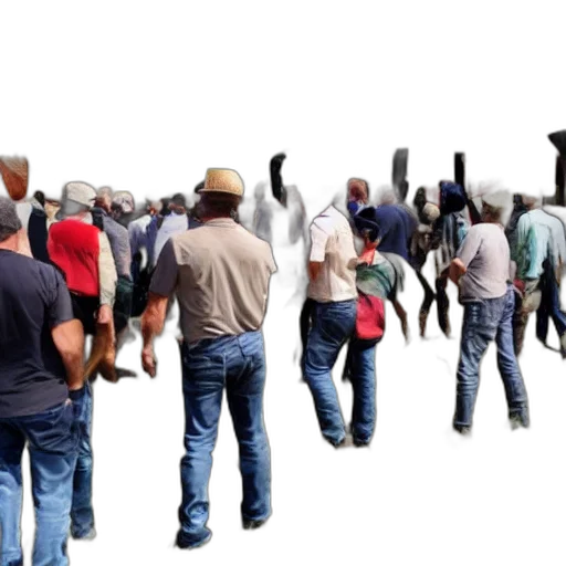 staff, hat, 3d render, farmer transparent PNG cut-out