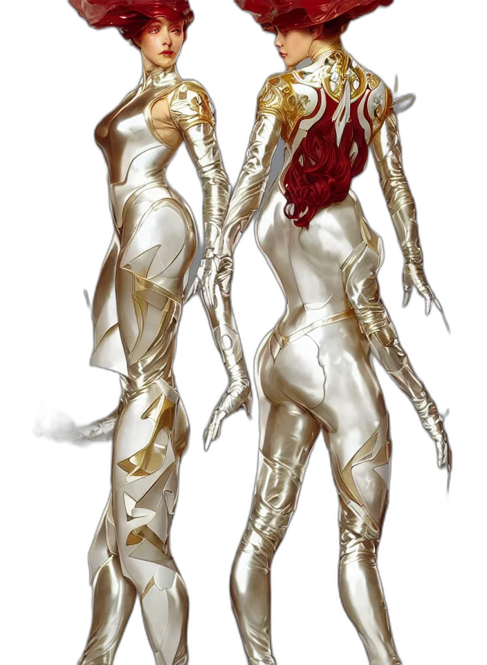 concept art, fantasy art, comic book art, cyberpunk, outer space, golden, red, earth tones transparent PNG cut-out