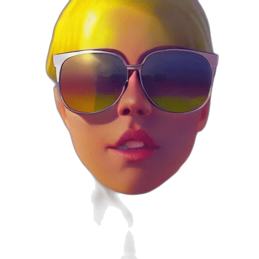 mask, face, robot, 3d render transparent PNG cut-out