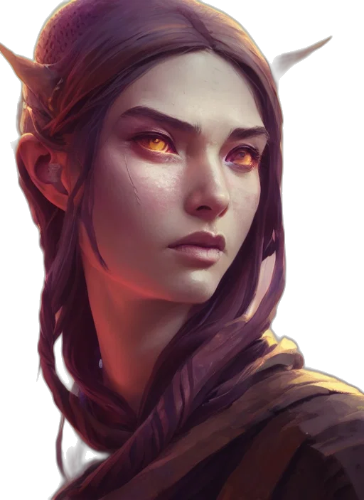 face, dragon, staff, crown transparent PNG cut-out