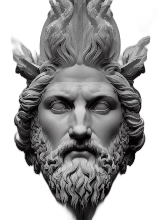 face, crown, mask, photorealistic, 3d render, concept art, fantasy art, symmetry transparent PNG cut-out