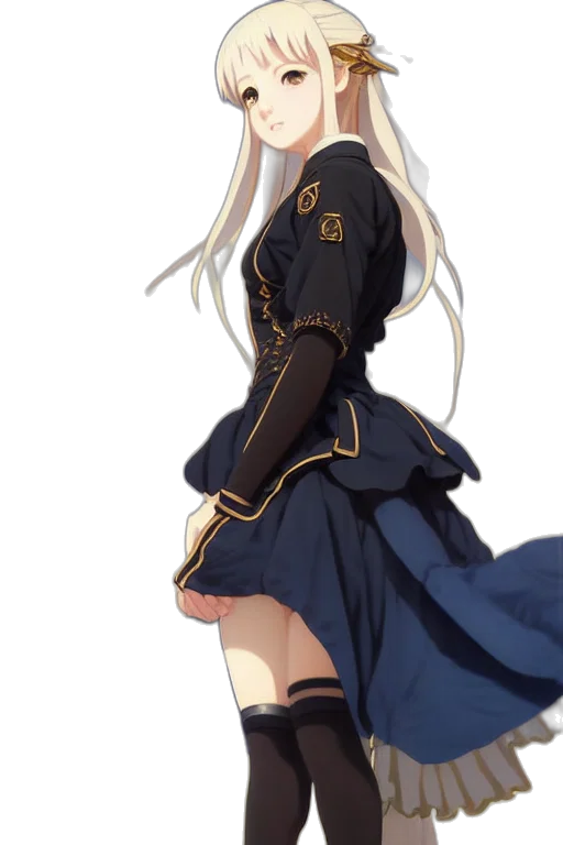 dress, staff, sword, crown transparent PNG cut-out