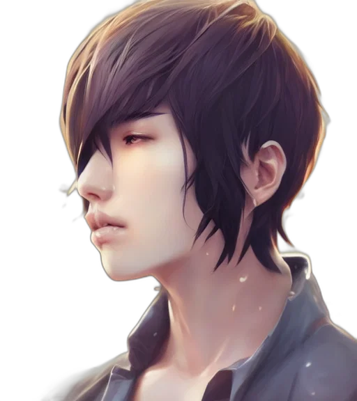 face, photorealistic, fantasy art, oil painting transparent PNG cut-out