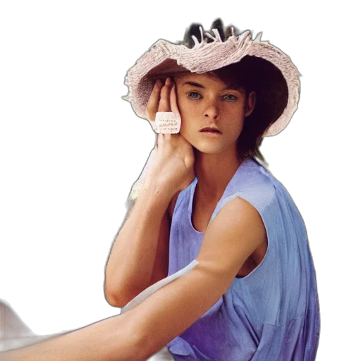 hat, dress, face, umbrella transparent PNG cut-out
