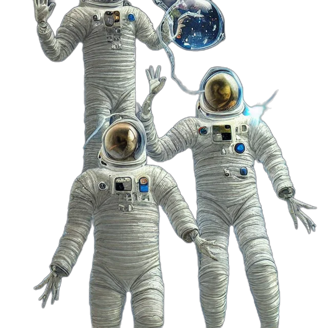 staff, robot, mask, jacket transparent PNG cut-out