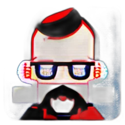 face, cartoon, pixel art, concept art, comic book art, internet, avatar, bearded transparent PNG cut-out