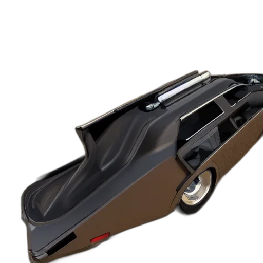 car, weapon, 3d render, concept art transparent PNG cut-out