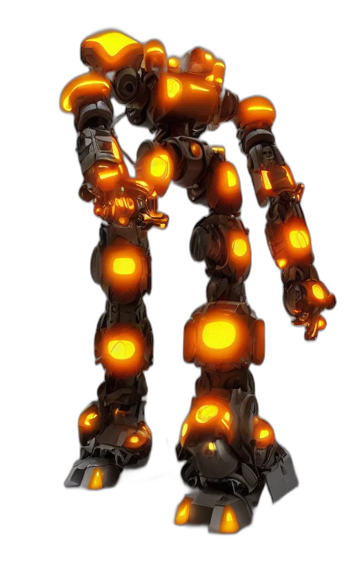 robot, weapon, creature, staff transparent PNG cut-out